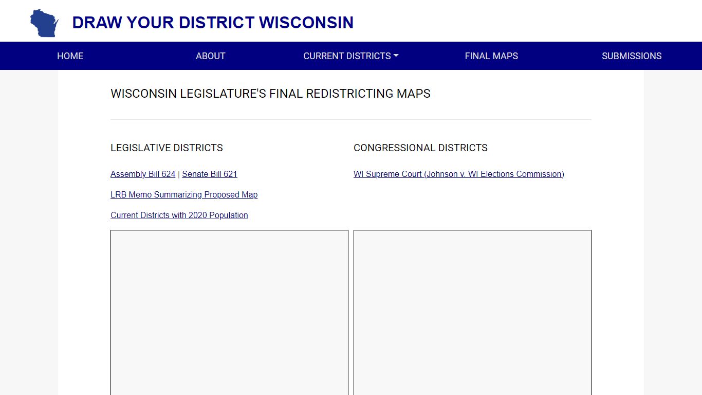 Draw Your District | Final Plans - Wisconsin